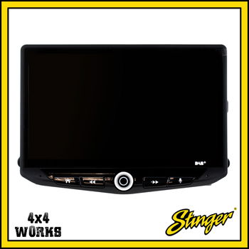 Replacement hi-fi infotainment system with DAB/DAB+ radio and 10 inch display