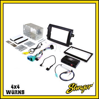 Replacement hi-fi infotainment system with DAB/DAB+ radio and 10 inch display