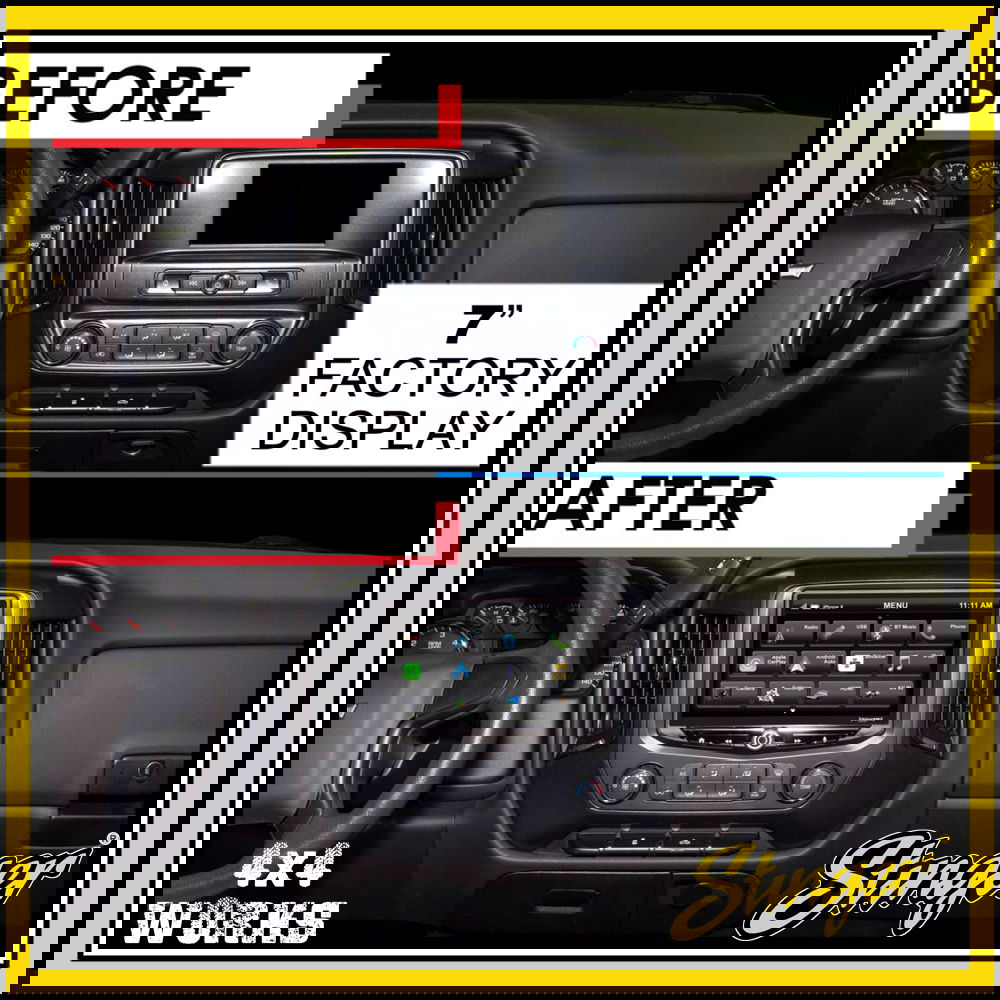 Replacement hi-fi infotainment system with DAB/DAB+ radio and 10 inch display
