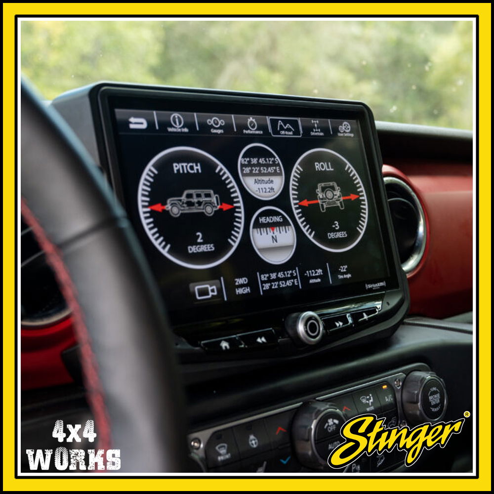 Replacement hi-fi infotainment system with DAB/DAB+ radio and 10 inch display