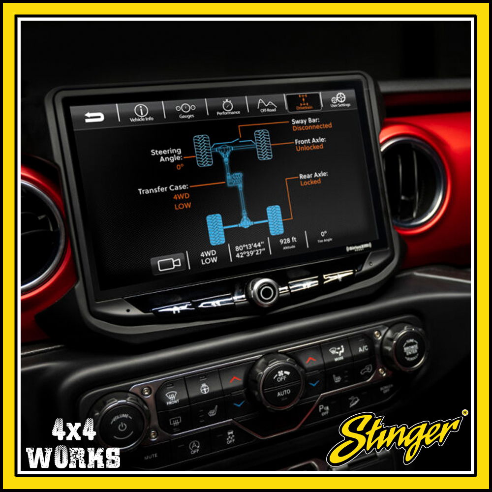 Replacement hi-fi infotainment system with DAB/DAB+ radio and 10 inch display