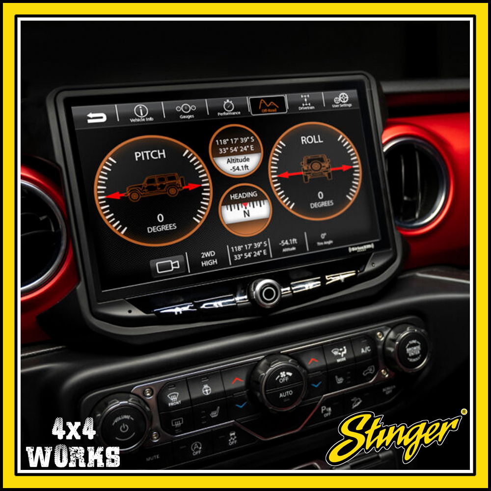 Replacement hi-fi infotainment system with DAB/DAB+ radio and 10 inch display