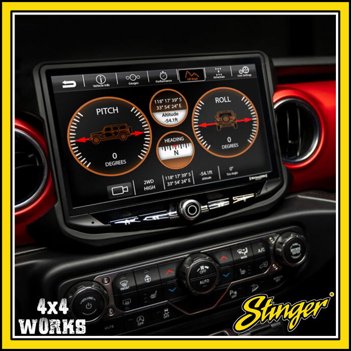 Replacement hi-fi infotainment system with DAB/DAB+ radio and 10 inch display
