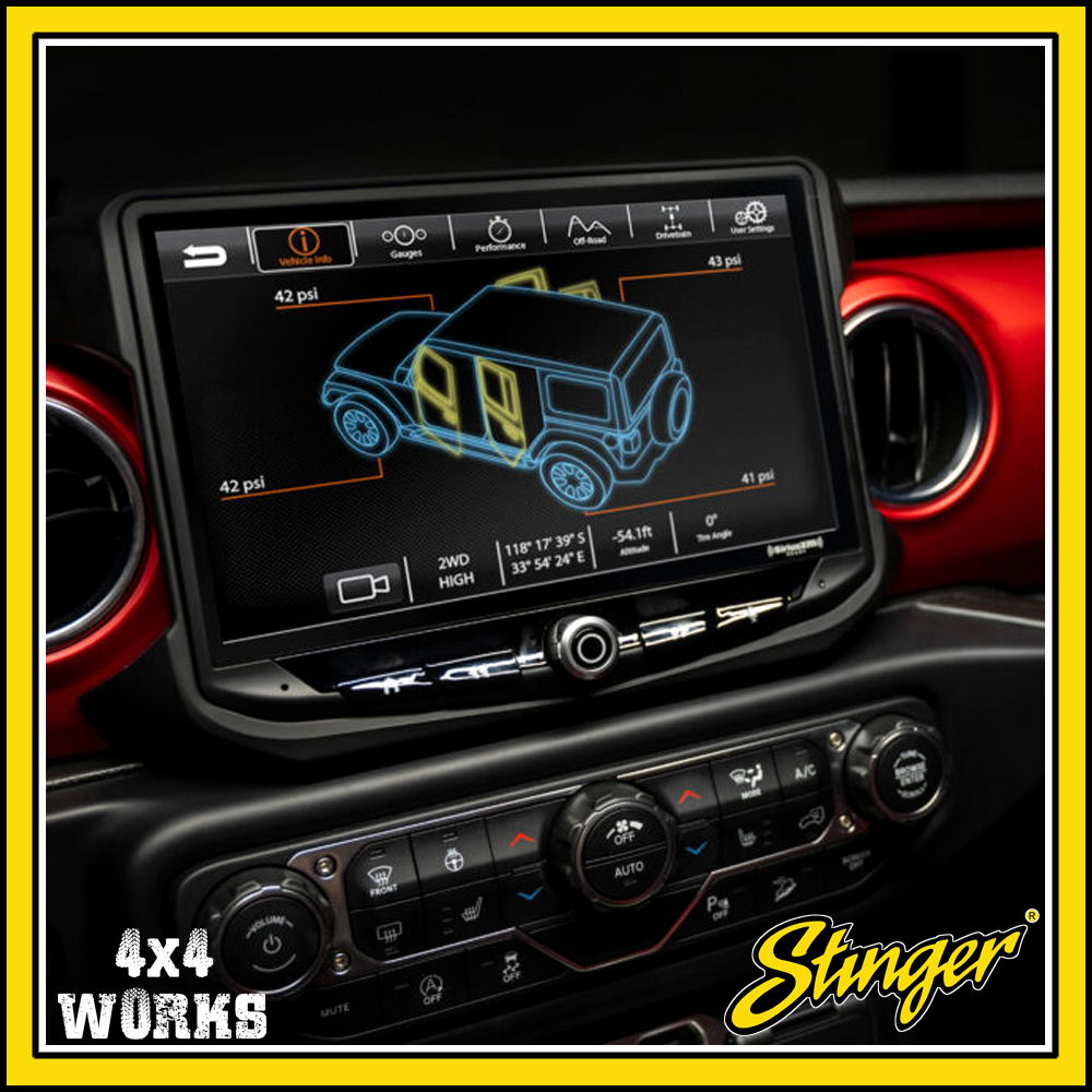 Replacement hi-fi infotainment system with DAB/DAB+ radio and 10 inch display