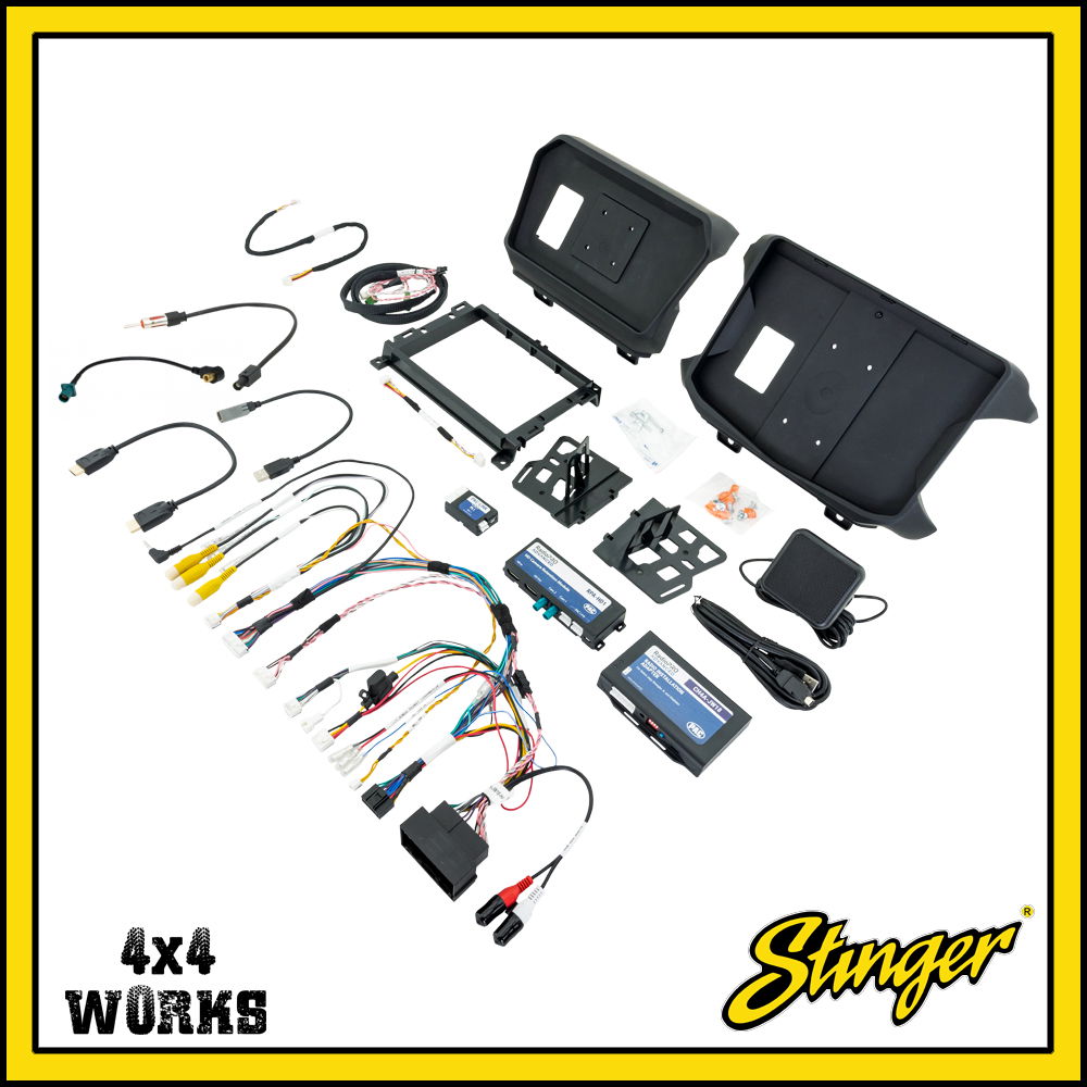 Replacement hi-fi infotainment system with DAB/DAB+ radio and 10 inch display